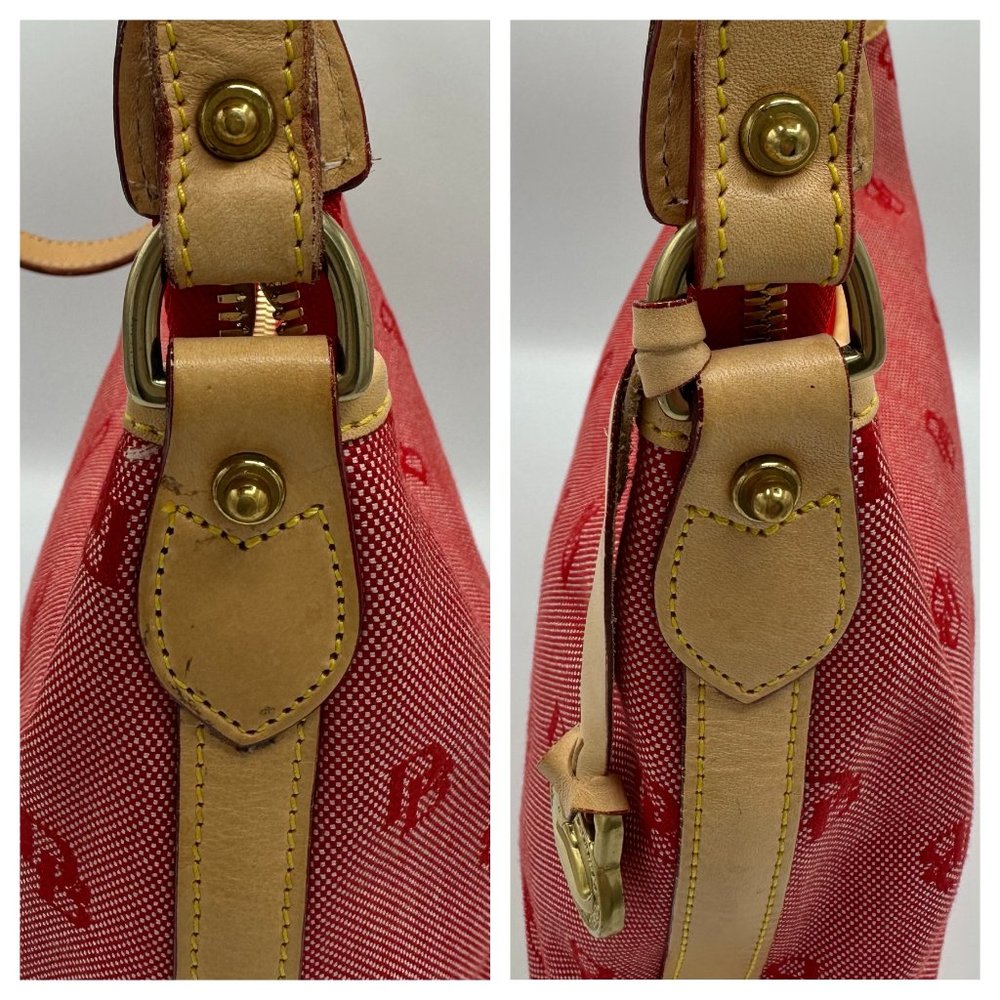 ⭐️⭐️SOLD⭐️⭐️ Dooney & Bourke Signature Canvas/Leather Shoulder Tote - Picture 12 of 15